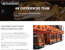 Tablet Screenshot of coasttocoast.co.uk